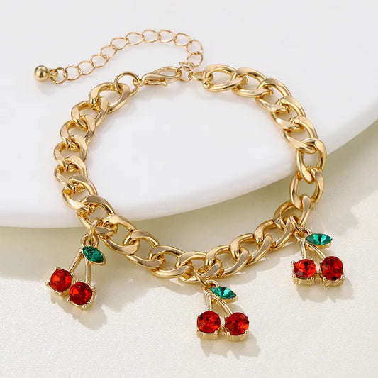 Cherry Charm Bracelet