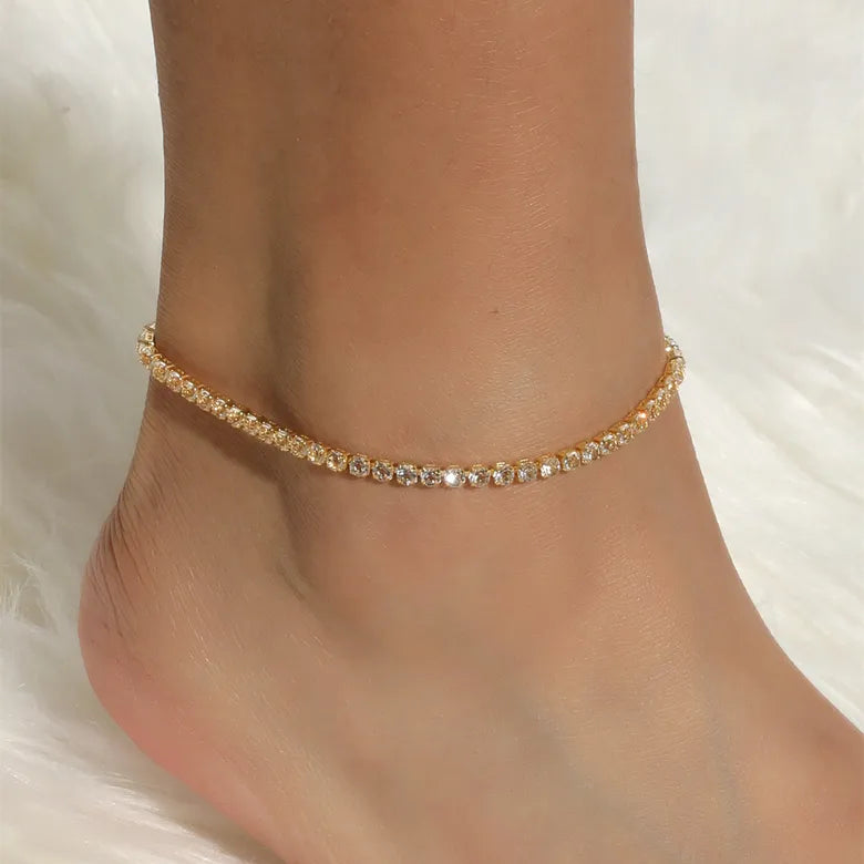 Rhinestone Anklet