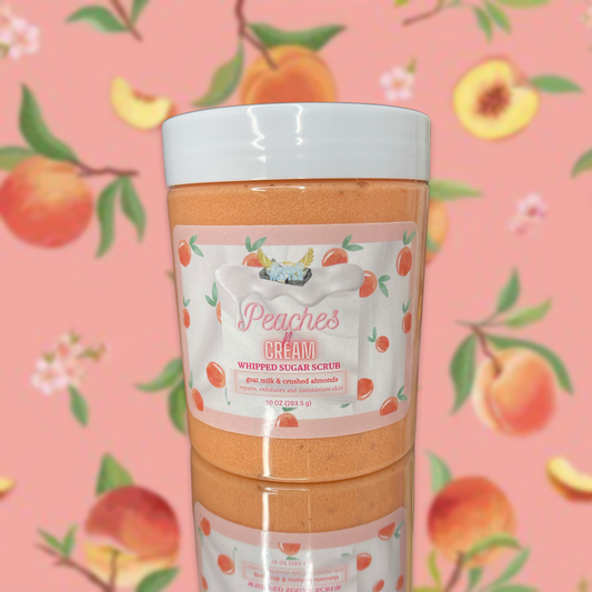 Peaches N Cream Whipped Sugar Scrub